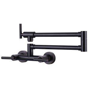 WOWOW Wall Mounted Pot Filler with Hot Cold Water control - 1 of 4