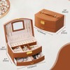 Small PU Leather Jewelry Box With Mirror - 2 of 4