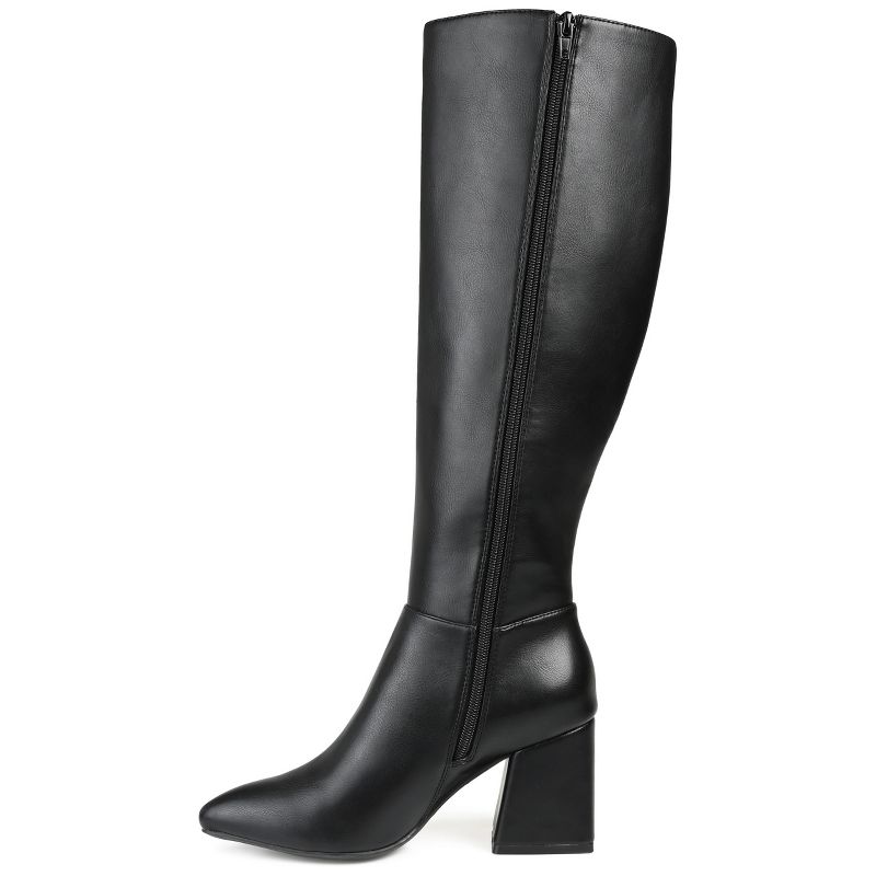 Journee Collection Womens Landree Tru Comfort Foam Block Heel Knee High Boots, 3 of 13