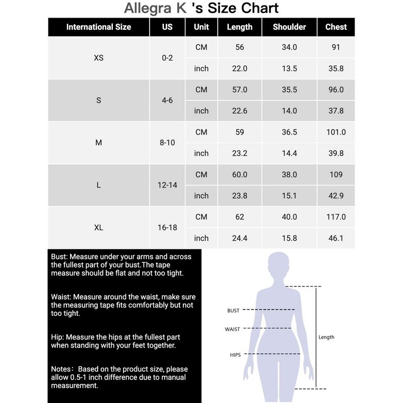 Allegra K Women's Work Business Casual Plain Cap Sleeve Blouse, 6 of 7
