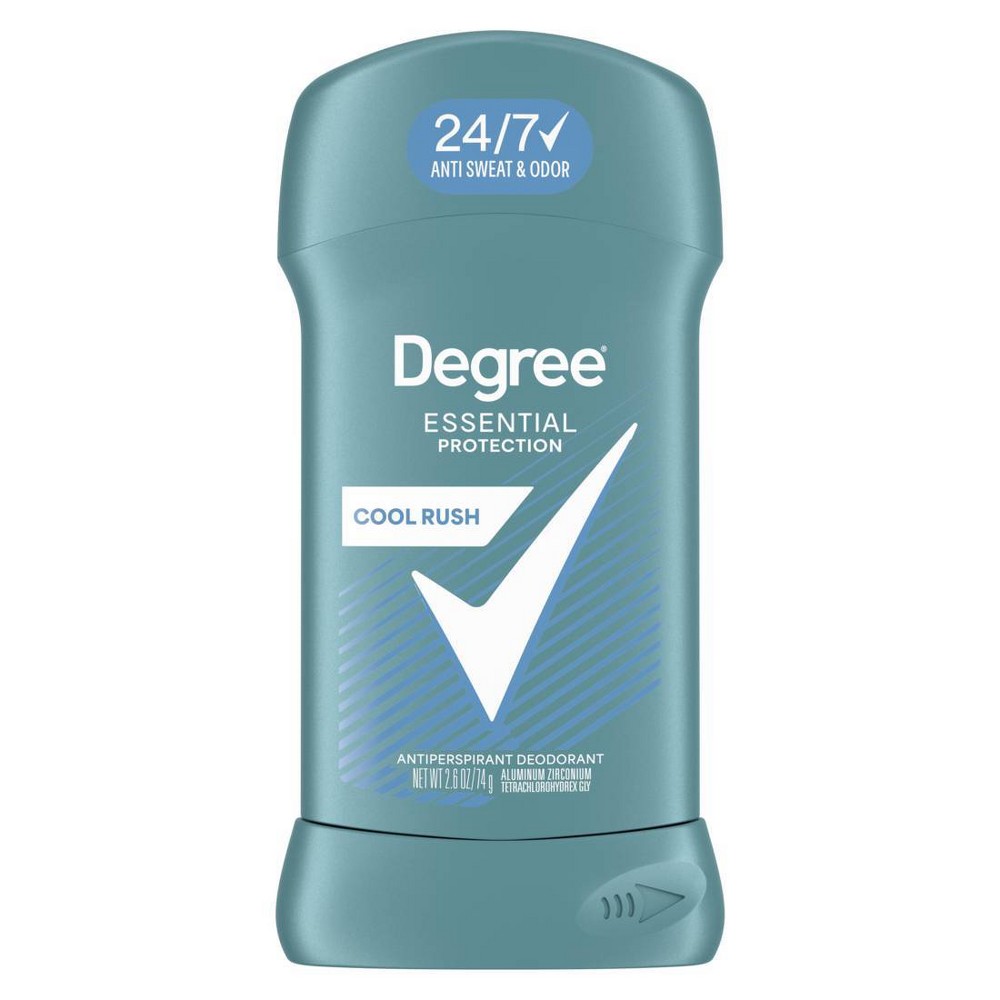 Degree Men Cool Rush 48-Hour Antiperspirant & Deodorant - 2.7oz: Invisible Solid, Paraben-Free, Woodsy Scent