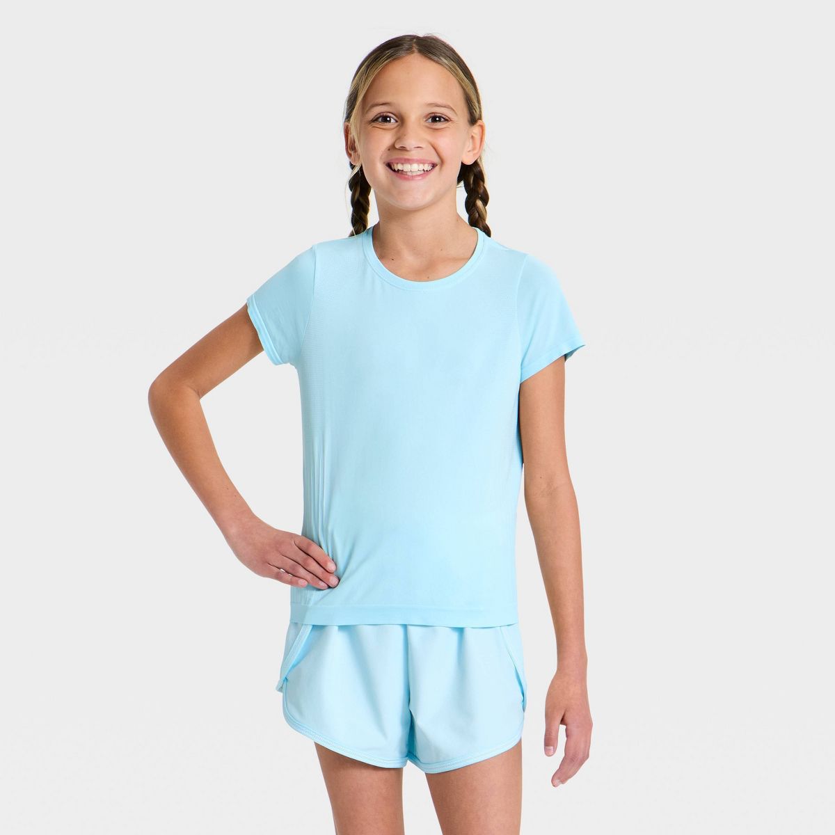 Girls' Seamless Run Active T-Shirt - All In Motion™ - thumbnail 7