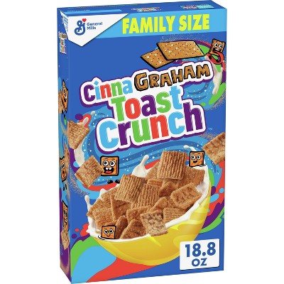 Cinnagraham Toast Crunch Family Size Cereal - 18.8 oz