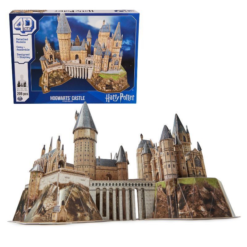 4D BUILD - Harry Potter Hogwarts Castle Model Kit Puzzle 209pc, 1 of 12