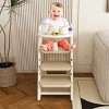 TopComfy Infant Seats Multi Functional Baby Dining Chair Height Adjustable and With 5 Point Seat Belt for Baby, Beige, 39.37"*5.51"*24.02" - 2 of 4