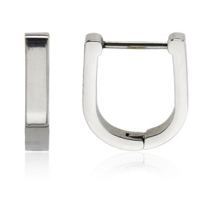 Slate by Rebl U-Shape Hoop Earring  Stainless Steel, 14.3x16.5mm - 1 of 1