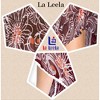 LA LEELA Women's Beachwear Summer Swim Beach Cover Ups for Swimwear Women Loose Flowy Swimsuit Coverups for Women Dress Small-Medium Red, Floral - image 4 of 4