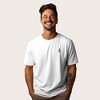 Dalix Robot (Glow in the Dark) Embroidered Relaxed Heavy Soft Cotton T Shirt Mens - 3 of 4