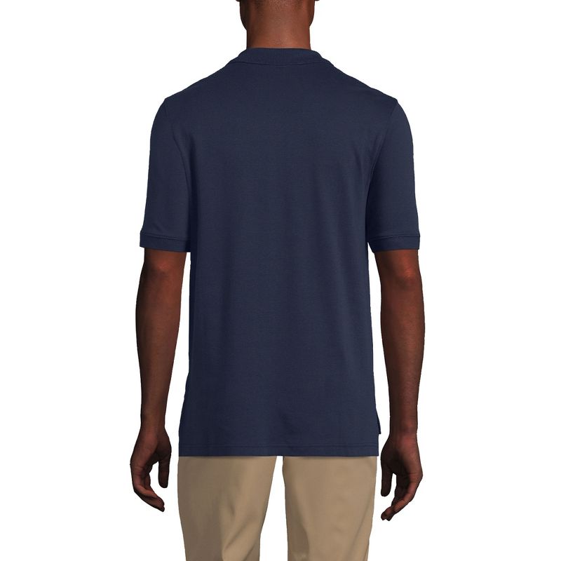 Lands' End School Uniform Men's Long Sleeve Interlock Polo Shirt, 2 of 6