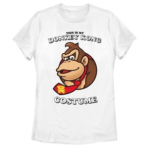 Women's Nintendo This is my Donkey Kong Costume T-Shirt - 1 of 4