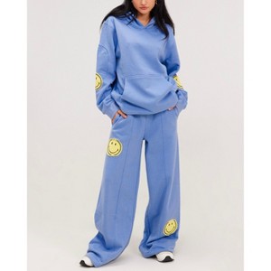 Samii Ryan | Smiley Oversized Hoodie , Blue , XX-Large , 6 - 1 of 1