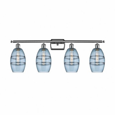 Vaz - 4 Light Bath Vanity In Industrial Style-9.13 Inches Tall and 35.88 Inches Wide