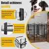 8 Panels Metal Dog Pen Pet Dog Fence Outdoor Exercise Pen with Doors, Heavy Duty Dog Fence Puppy Pen - 4 of 4