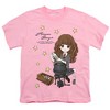 Boys' Harry Potter Hermione Granger Quote And Stars T-Shirt Pink X Large - 2 of 4