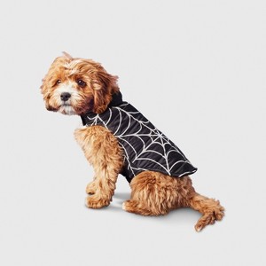 Reflective Spider Web Dog Vest - Boots & Barkley™ Black - 1 of 4