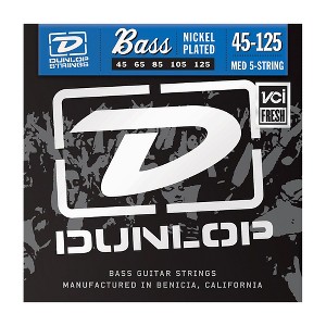 Dunlop Nickel Plated Steel Bass Strings - Medium 5-String - 1 of 1