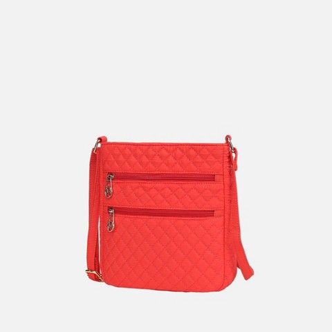 MKF Collection Lainey Solid Quilted Cotton Crossbody by Mia K
