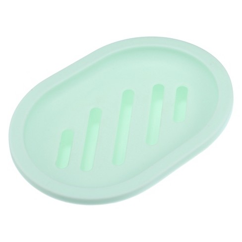 Unique Bargains Home Plastic Bathroom Kitchen Soap Dish Green : Target