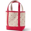 Lands' End Open Top Canvas Tote Bag - 3 of 4