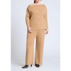 ELOQUII Women's Plus Size Asym Sweater With Hardware Detail - 4 of 4