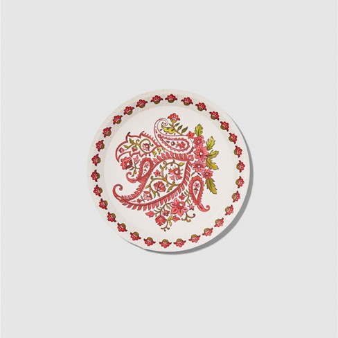 Paisley plates best sale