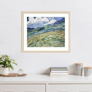 Amanti Art Van Gogh Landscapes with Clouds II by Vincent van Gogh Framed Wall Art Print - 1 of 4