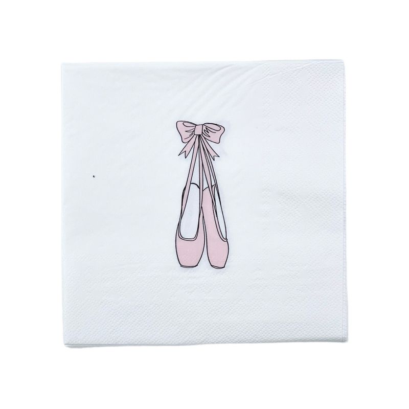 Anna + Pookie Ballerina Disposable Paper Party Napkins 20 Ct., 1 of 4