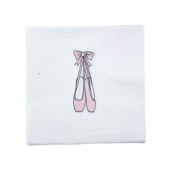 Anna + Pookie Ballerina Disposable Paper Party Napkins 20 Ct.