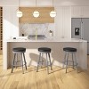 Amisco Swice Upholstered Barstool: 30" Height, Faux Leather, Steel Frame, 300 lbs Capacity - 4 of 4