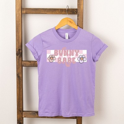 The Juniper Shop Bunny Babe Flowers Youth Short Sleeve Tee