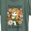 Women's - Instant Message - Nurtured in Nature Flowers Short Sleeve Graphic T-Shirt - 2 of 4