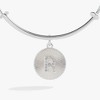 Alex and Ani Initial R Pave Starburst Texture Bangle - 3 of 3