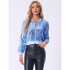 INSPIRE CHIC Women's Sequin Long Sleeve Glitter Shiny Party Bomber Jacket - 2 of 4