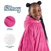 Kids Bare Homey B-Cozy Fleece Wearable Blanket - 2 of 4