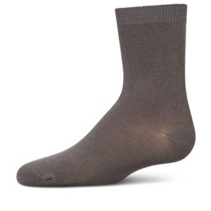 Memoi Toddler's and Kids' Basic Soft Rayon from Bamboo Crew Socks - 1 of 4