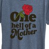 Women's - Instant Message - One Hell Of A Mother Short Sleeve Graphic T-Shirt - 2 of 4