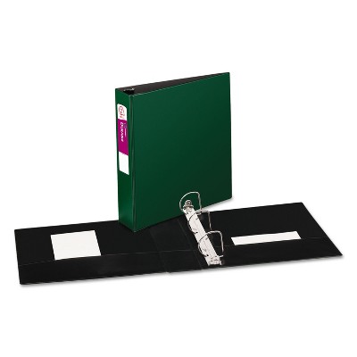 Avery Durable Binder with Slant Rings 11 x 8 1/2 2" Green 27553