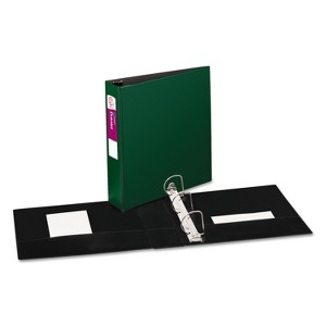 Avery Durable Binder with Slant Rings 11 x 8 1/2 2" Green 27553 - 1 of 4