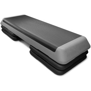 Fitness Aerobic Step 43'' Cardio Adjust 4'' - 6'' - 8'' Exercise Stepper w/Risers - 1 of 4