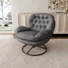 EUREKA ERGONOMIC Camden, Modern Swivel Lounge Chair - 4 of 4