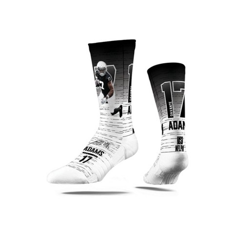Nfl Las Vegas Raiders Premium Full Sub Socks - Davante Adams : Target