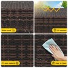 GustoWave 80 Gallon Wicker Deck Box, Indoor/Outdoor Storage Box for Patio Cushions, and Gardening Tools- Rattan Patio Storage Bin, Brown - 4 of 4