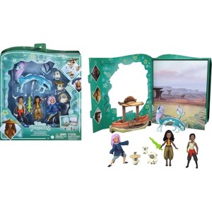 Mattel Disney Princess Toys, Raya Classic Storybook Set with 7 Characters - 1 of 4