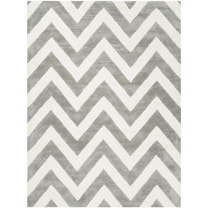 Safavieh Kids Basic Chevron SFK921 Hand Tufted Indoor Rugs - Safavieh - 1 of 4
