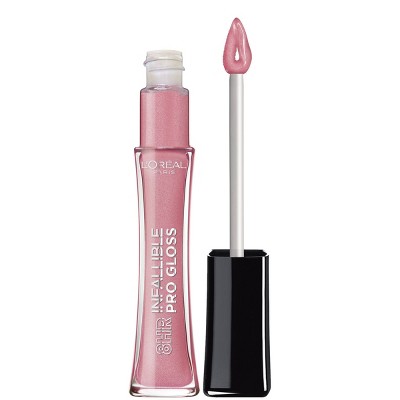 L'Oreal Paris Infallible 8HR Pro Lip Gloss with Hydrating Finish - 880 Pink Opal - 0.21 fl oz