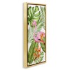 Stupell Industries Tropical Plants & Flamingo Floating Frame Canvas Art - 2 of 4