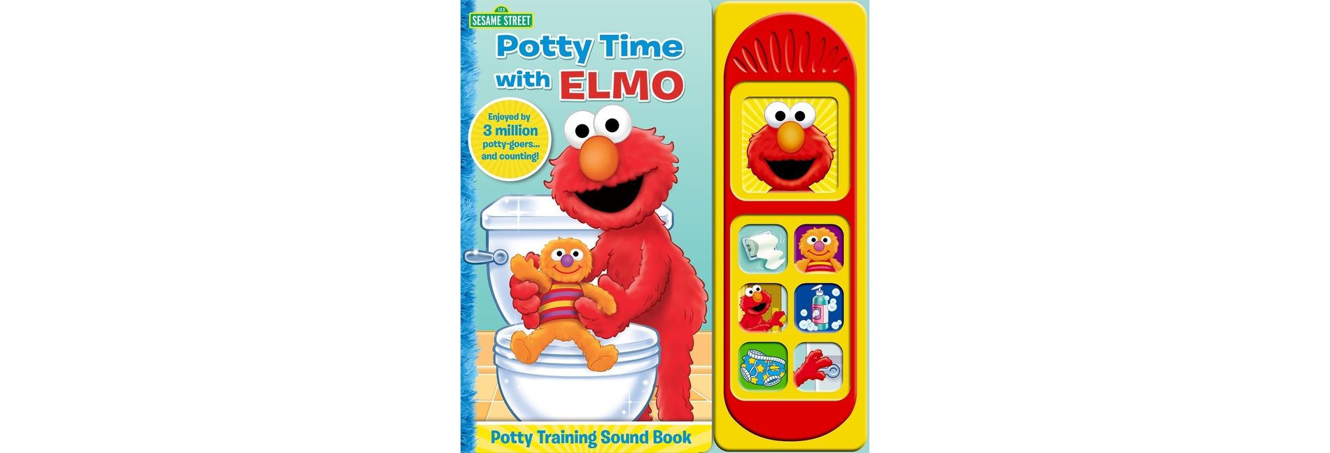Sesame Street Potty Time with Elmo Sound Book - by Kelli Kaufmann (Board Book)
