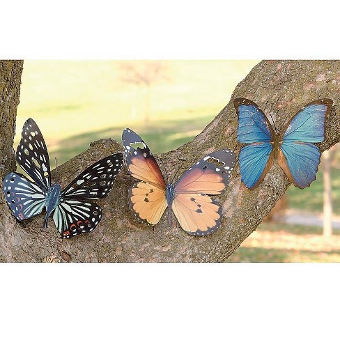 Wind Weather Tropical Butterfly Metal Hanging Wall Art Sculpture Target