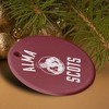 Alma College Scots Logo Porcelain Holiday Christmas Tree Ornament - 4 of 4