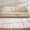 Hauteloom Melia Pink Striped Plush Rug - 3 of 4